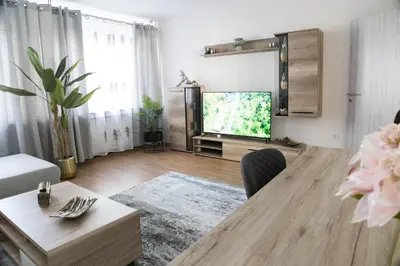 TV/Unterhaltungsangebot in der Unterkunft T&K Apartments near Messe Fair Trade Düsseldorf und Airport 1B
