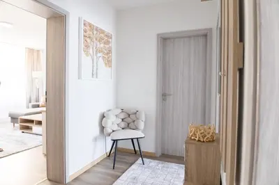 Ein Bett oder Betten in einem Zimmer der Unterkunft T&K Apartments near Messe Fair Trade Düsseldorf und Airport 2A