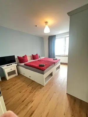 Ein Bett oder Betten in einem Zimmer der Unterkunft HOME at FRIENDS - City - Zu Hause bei Freunden