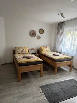 Ein Bett oder Betten in einem Zimmer der Unterkunft Hüls Central Apartment