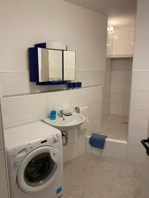 Ein Badezimmer in der Unterkunft Hüls Central Apartment