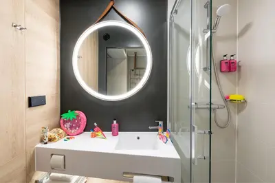 Ein Badezimmer in der Unterkunft Moxy Dortmund City