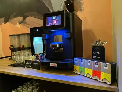 Kaffee-/Teezubehör in der Unterkunft Moods Hotel Dortmund
