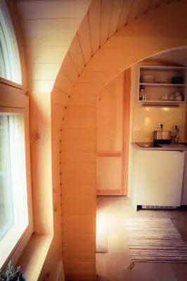 Küche/Küchenzeile in der Unterkunft Tiny House Kotten Kunterbunt