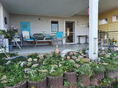 Ein Garten an der Unterkunft Haus KanaleGrande