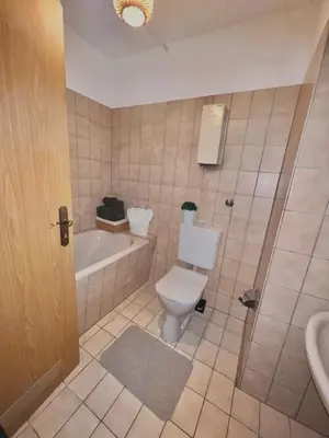 Ein Badezimmer in der Unterkunft HamOr Apart nähe westfield