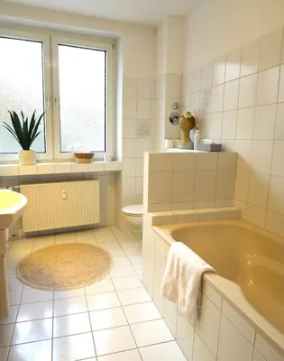 Ein Badezimmer in der Unterkunft BOHO APARTMENT Essen - MESSE I KLINIKUM I BALKON