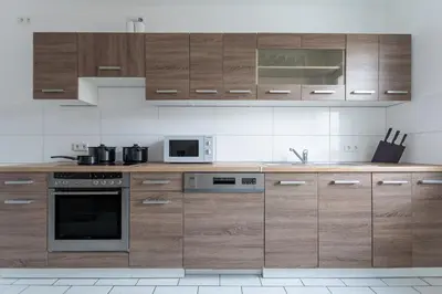 Küche/Küchenzeile in der Unterkunft T&K Apartments-Comfortable 2 and 3 room apartments in Oberhausen