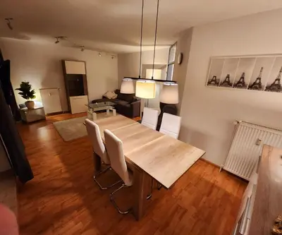 Küche/Küchenzeile in der Unterkunft Komfortable Ferienwohnung Auf dem Höchsten