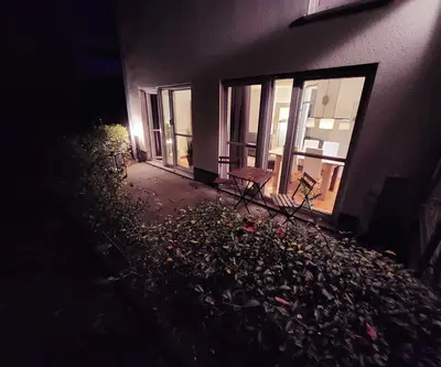 Ein Garten an der Unterkunft Komfortable Ferienwohnung Auf dem Höchsten