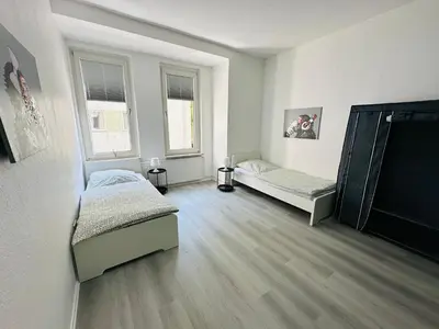 Ein Bett oder Betten in einem Zimmer der Unterkunft Monteur Appartement for max 6 Guests near Hagen-City