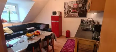 Küche/Küchenzeile in der Unterkunft 3 Schlafzimmer &Wohnküche