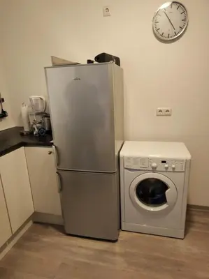 Küche/Küchenzeile in der Unterkunft Dachgeschosswohnung mit Klimaanlage in bester Lage