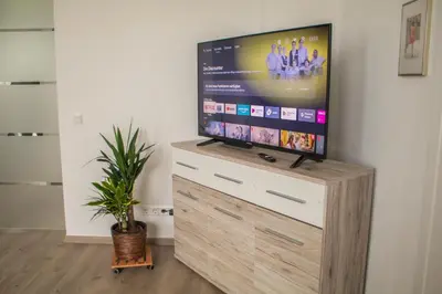 TV/Unterhaltungsangebot in der Unterkunft Exklusives Apartment für 1 bis 3 Personen