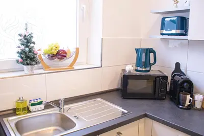 Küche/Küchenzeile in der Unterkunft Exklusives Apartment für 1 bis 3 Personen