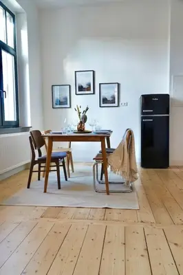 Küche/Küchenzeile in der Unterkunft Luxuriöses Haus im Trendviertel