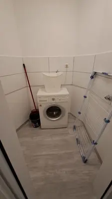 Ein Badezimmer in der Unterkunft Wohnung am Krankenhaus, Ruhr, Wasserbhf.