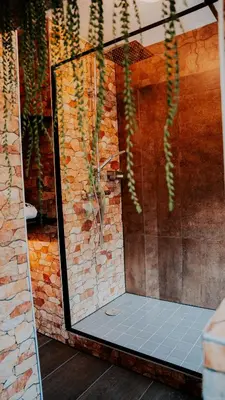 Ein Badezimmer in der Unterkunft Love Cottage mit Whirlpool