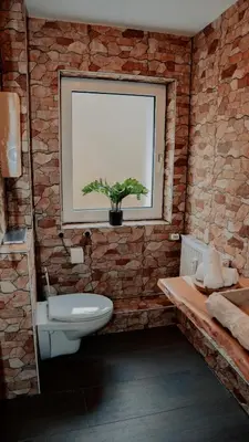 Ein Badezimmer in der Unterkunft Love Cottage mit Whirlpool