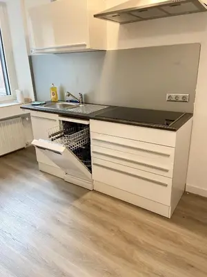 Küche/Küchenzeile in der Unterkunft Core Rooms - Apartment Oberhausen