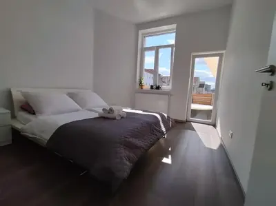 Ein Bett oder Betten in einem Zimmer der Unterkunft Apartment Voria