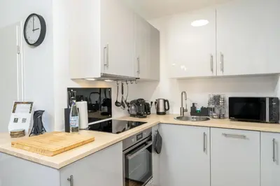 Küche/Küchenzeile in der Unterkunft EasyGreen moderenes Appartment - Essen by EasyHood