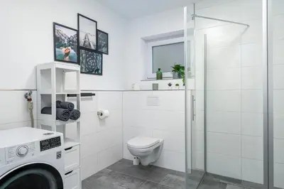 Ein Badezimmer in der Unterkunft EasyGreen moderenes Appartment - Essen by EasyHood