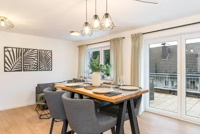 Grundriss der Unterkunft EasyGreen moderenes Appartment - Essen by EasyHood