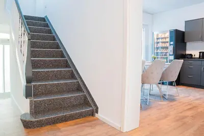 Küche/Küchenzeile in der Unterkunft Buer Appartment