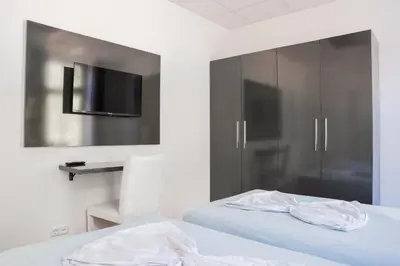 Ein Bett oder Betten in einem Zimmer der Unterkunft Buer Appartment
