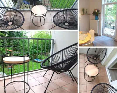 Ein Balkon oder eine Terrasse in der Unterkunft Your Cozy Appartment in Wuppertal: Wupper-Home 2