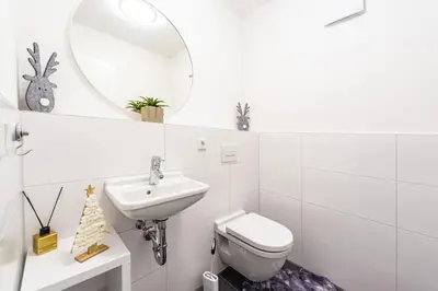 Ein Badezimmer in der Unterkunft A&V Apartments Wunderschöne Penthouse Wohnung