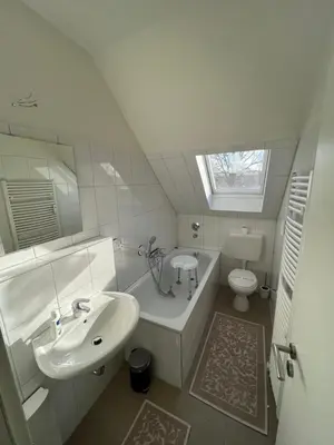Ein Badezimmer in der Unterkunft Ewald