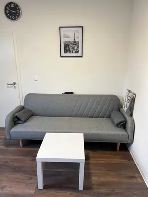 Ein Sitzbereich in der Unterkunft Ewald