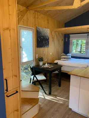 Grundriss der Unterkunft Tiny House Möhne im PIER9 Tiny House Hotel
