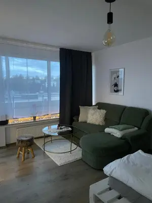 Ein Sitzbereich in der Unterkunft Apartment mit schönem Ausblick