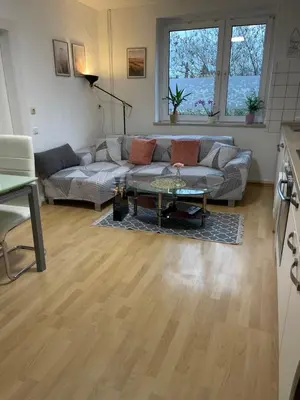 Ein Sitzbereich in der Unterkunft Appartement La Vie en Rose