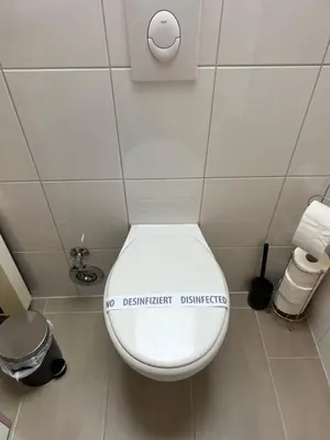 Ein Badezimmer in der Unterkunft Hugo