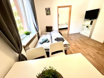 TV/Unterhaltungsangebot in der Unterkunft 3 Zimmer, 5 Schlafplätze, zentral Hagen Süd, 4 min zur A45, frei parken