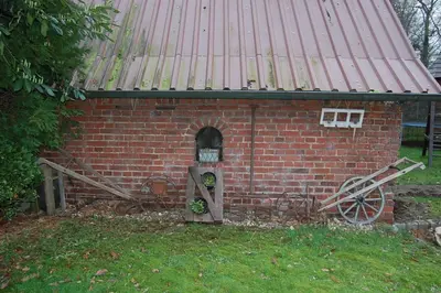 Ein Garten an der Unterkunft Kreativhof Lehmberg