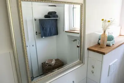Ein Badezimmer in der Unterkunft Ferien in Neviges