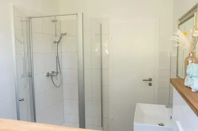 Ein Badezimmer in der Unterkunft Ferien in Neviges