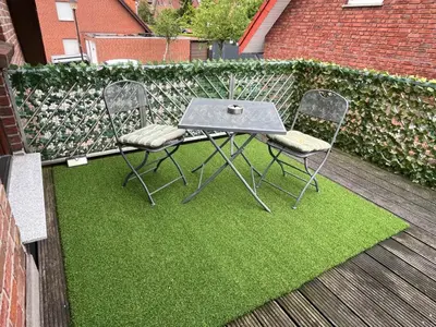 Ein Garten an der Unterkunft Ferienwohnung Kleine Auszeit