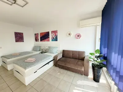 Grundriss der Unterkunft 2 Zimmer für 3-4 Person , Klima, Parkplatz