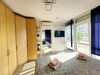 Grundriss der Unterkunft 2 Zimmer für 3-4 Person , Klima, Parkplatz