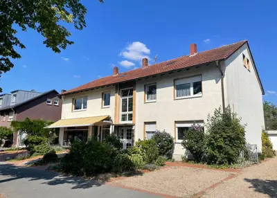 Das Gebäude in dem sich die Ferienwohnung befindet