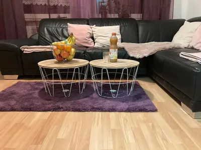 Ein Sitzbereich in der Unterkunft Apartment am Rhein ganze Wohnung NETFLIX Internet 1000 Mbits, free Parking