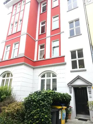 Das Gebäude in dem sich die Ferienwohnung befindet