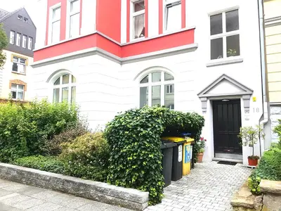 Das Gebäude in dem sich die Ferienwohnung befindet