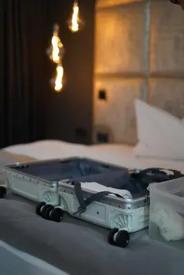 Ein Bett oder Betten in einem Zimmer der Unterkunft THE NEWSHA SIGNATURE HOME